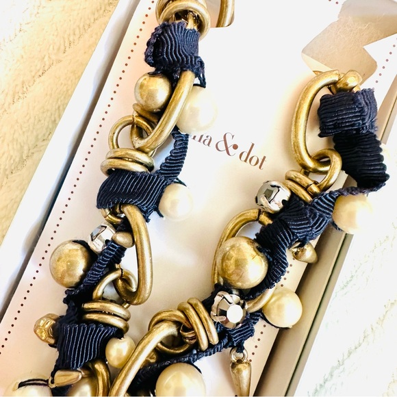 Stella & Dot Ribbon Necklace - Picture 5 of 14